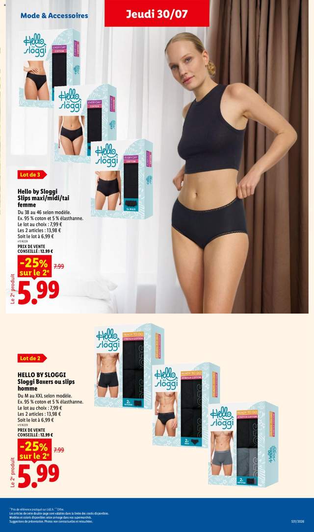 Nouveau catalogue Lidl à partir du 30/07