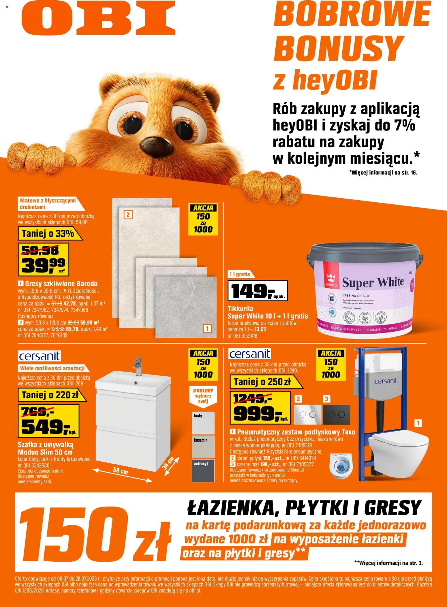 Pogląd gazetki "OBI gazetka" ze sklepu OBI ważnej od 08.07.2026