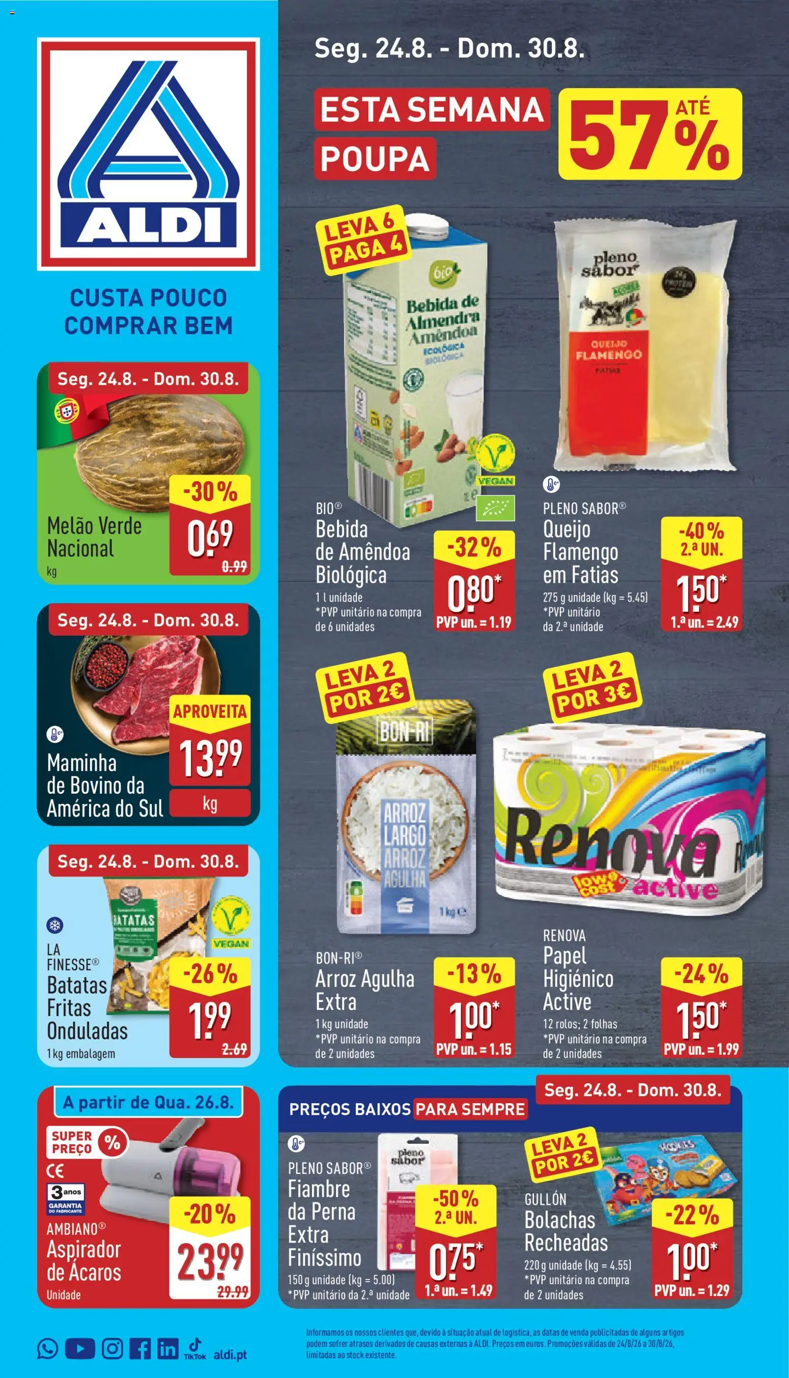 Pré-visualização do folheto da loja Aldi válida a partir de 24/08/2026