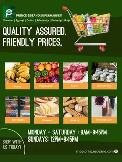 Preview of Prince Ebeano Supermarket Prince Ebeano Supermarket - Catalogue valid 01/07/2026
