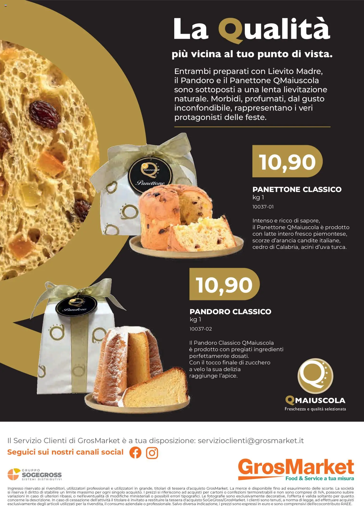 Anteprima dell'opuscolo Sogegross volantino Strenne dal negozio Sogegross valido da 27/10/2026 - Zucchero, Panettone, Latte, Pandoro, Lievito, Zucchero a velo, Ingredienti, Latte intero