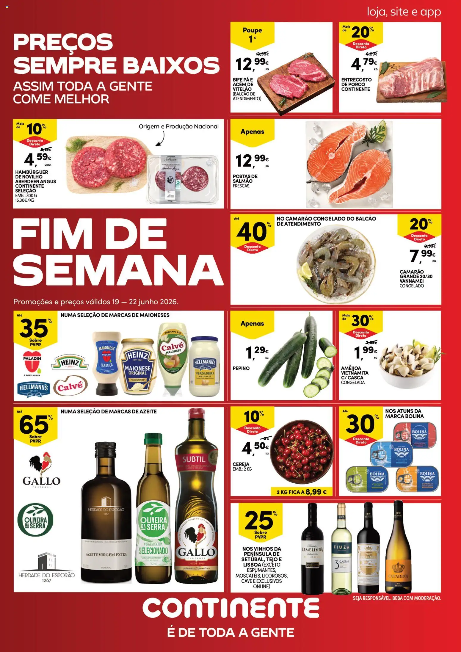 Pré-visualização do folheto da loja Continente válida a partir de 19/06/2026
