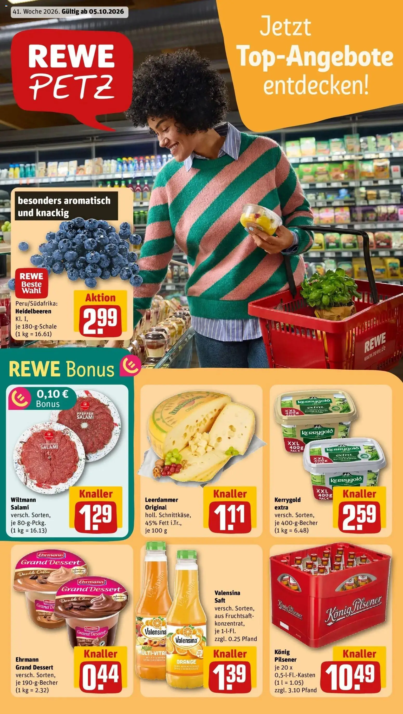 Vorschau von dem Prospekt des Geschäftes Rewe, gültig ab dem 05.10.2026
