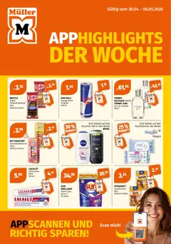 Vorschau des Merkblatts Müller aktionen vom Shop Müller gültig von 30.04.2026 bis 06.05.2026