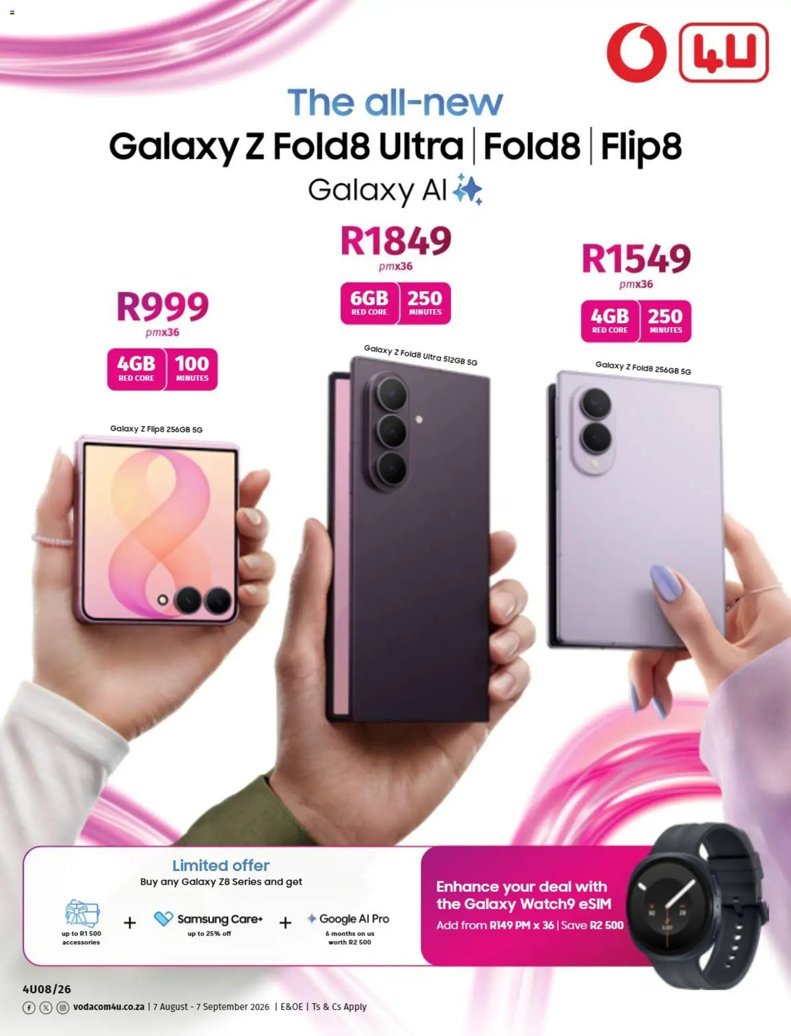 Preview of Vodacom flyer valid from 07/08/2026