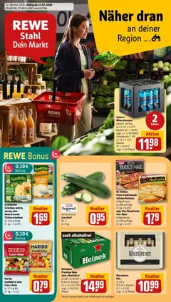 Vorschau von dem Prospekt des Geschäftes Rewe, gültig ab dem 27.07.2026