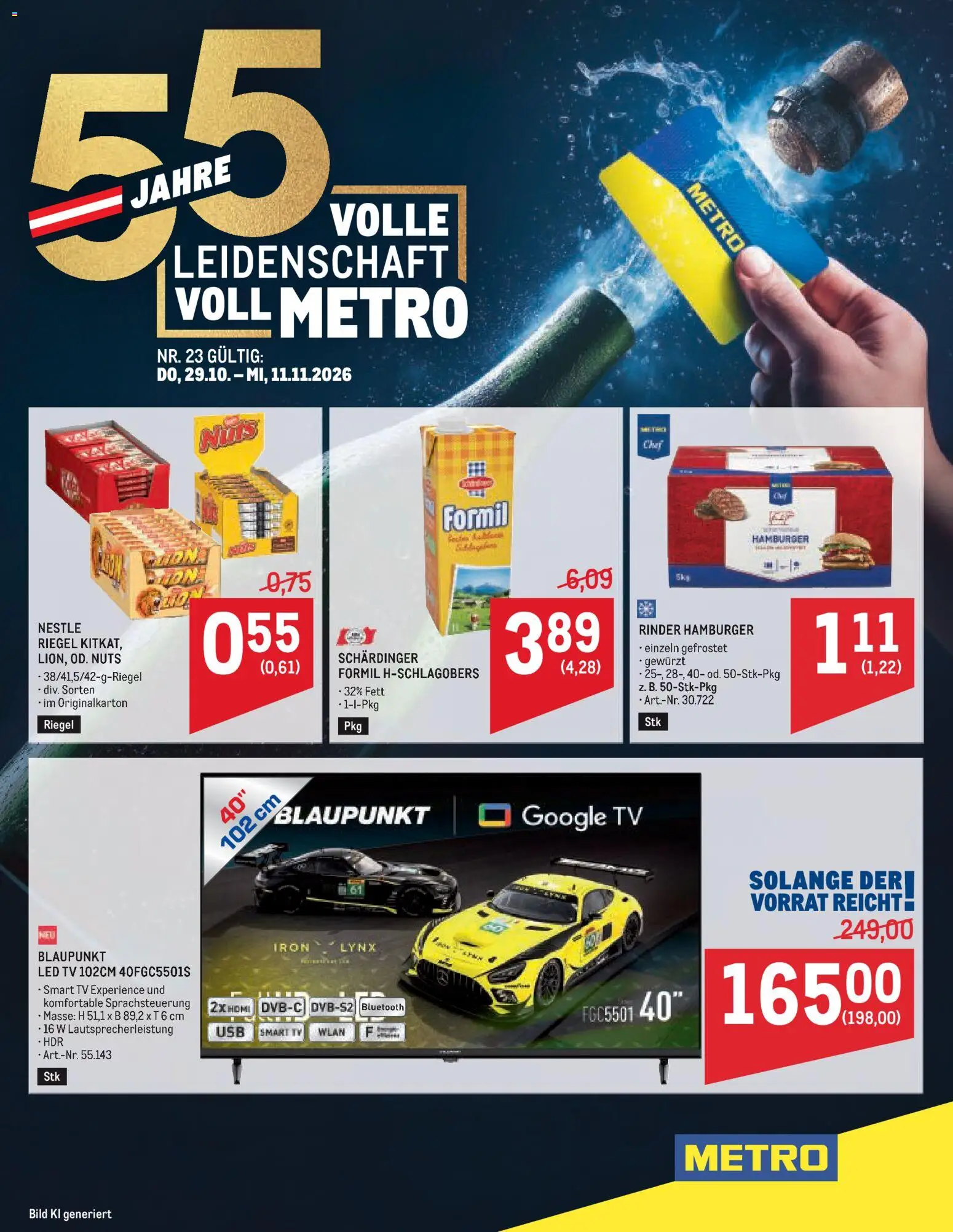 Vorschau der Angebote: Metro Metro angebote 55 Jahre Preisfeuerwerk gültig ab 29.10.2026 - TV