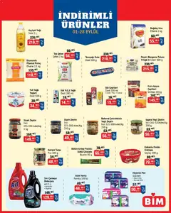 BİM BİM - İndirimli Ürünler 01.09.2026 - Broşürünün önizlemesi