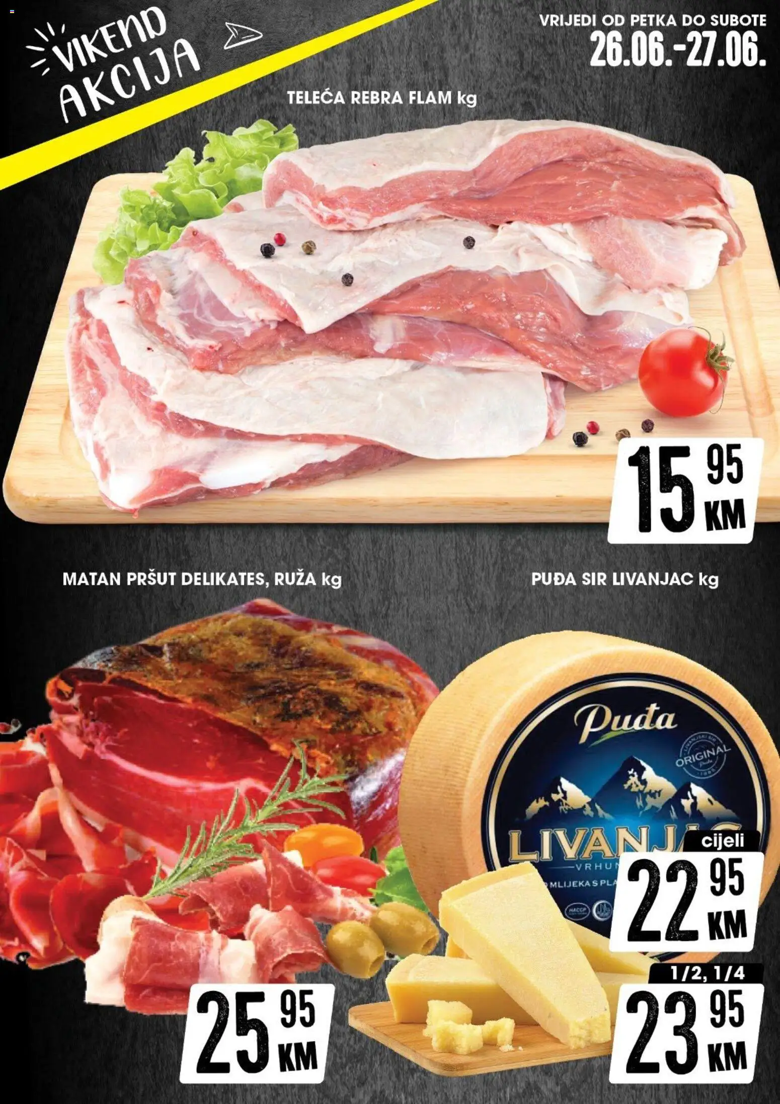 Pregled letka Prodex vikend akcija trgovine Prodex vrijedi od 26.06.2026