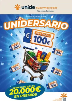 Vista previa del folleto de la tienda Unide válido desde el 01/10/2026 