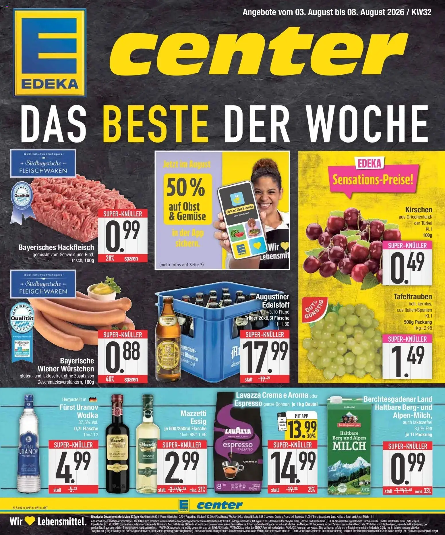 Vorschau von dem Prospekt des Geschäftes E center, gültig ab dem 03.08.2026