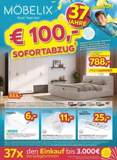 Vorschau der Angebote: Möbelix 37. Jubiläum gültig ab 06.10.2026