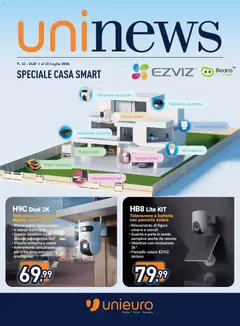Anteprima dell'opuscolo Unieuro volantino Casa Smart dal negozio Unieuro valido da 01/07/2026