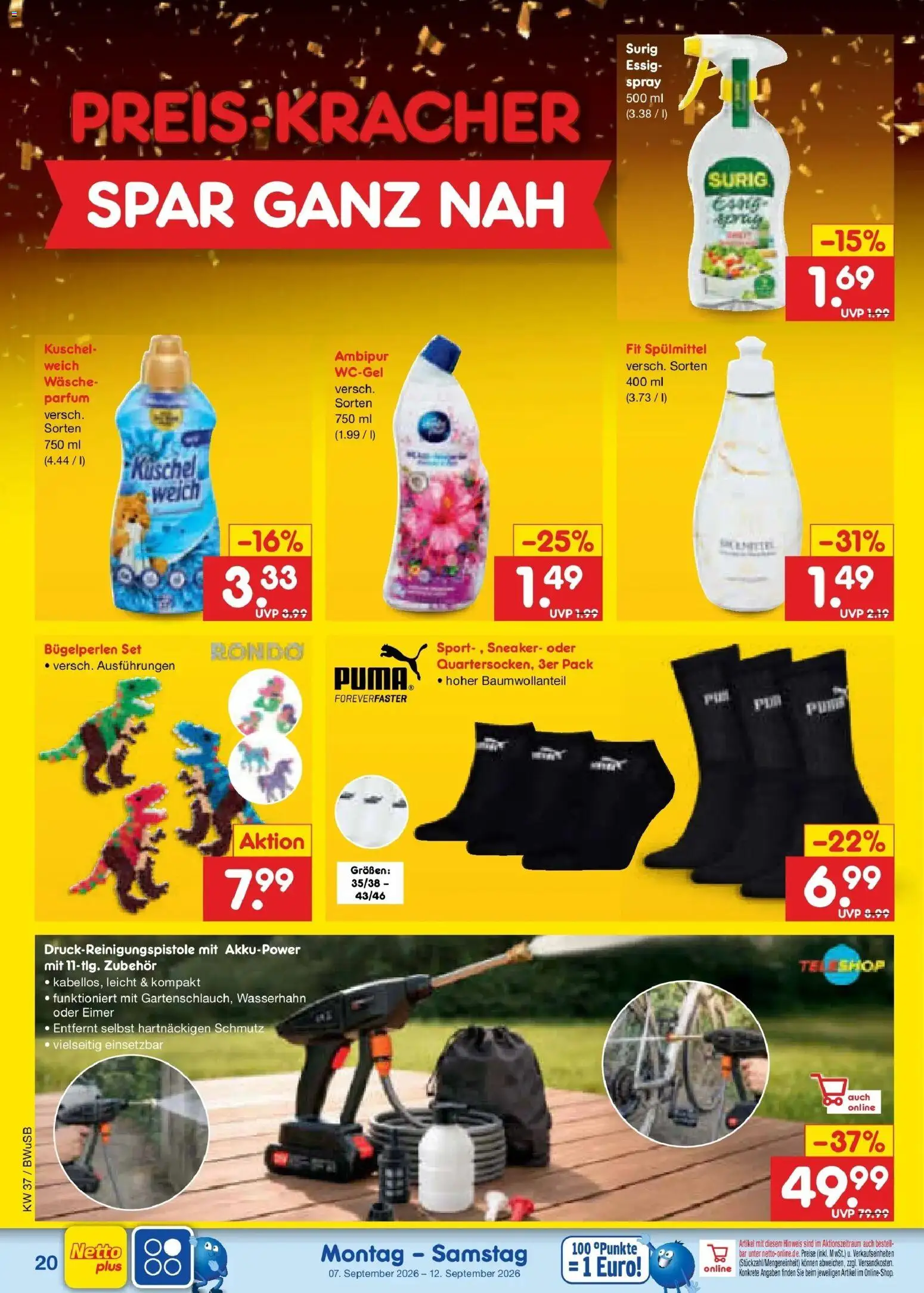 Vorschau von dem Prospekt des Geschäftes Netto Marken-Discount, gültig ab dem 07.09.2026 - Parfüm, Essig