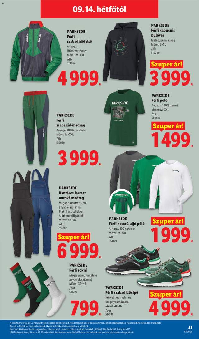 Új Lidl akciós újság 09.10.