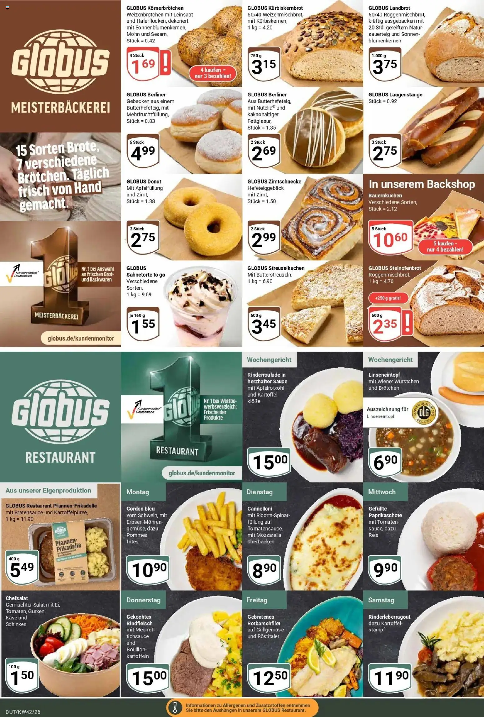 Vorschau von dem Prospekt des Geschäftes Globus, gültig ab dem 12.10.2026