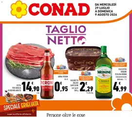 Anteprima dell'opuscolo Conad volantino Campania dal negozio Conad valido da 29/07/2026