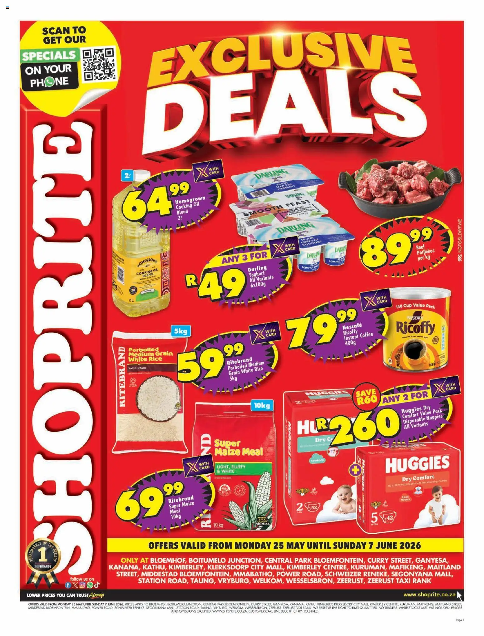 Preview of Shoprite flyer valid from 25/05/2026