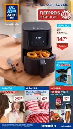 Vorschau von dem Prospekt des Geschäftes Aldi Süd, gültig ab dem 17.08.2026