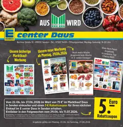Vorschau von dem Prospekt des Geschäftes Marktkauf, gültig ab dem 21.06.2026
