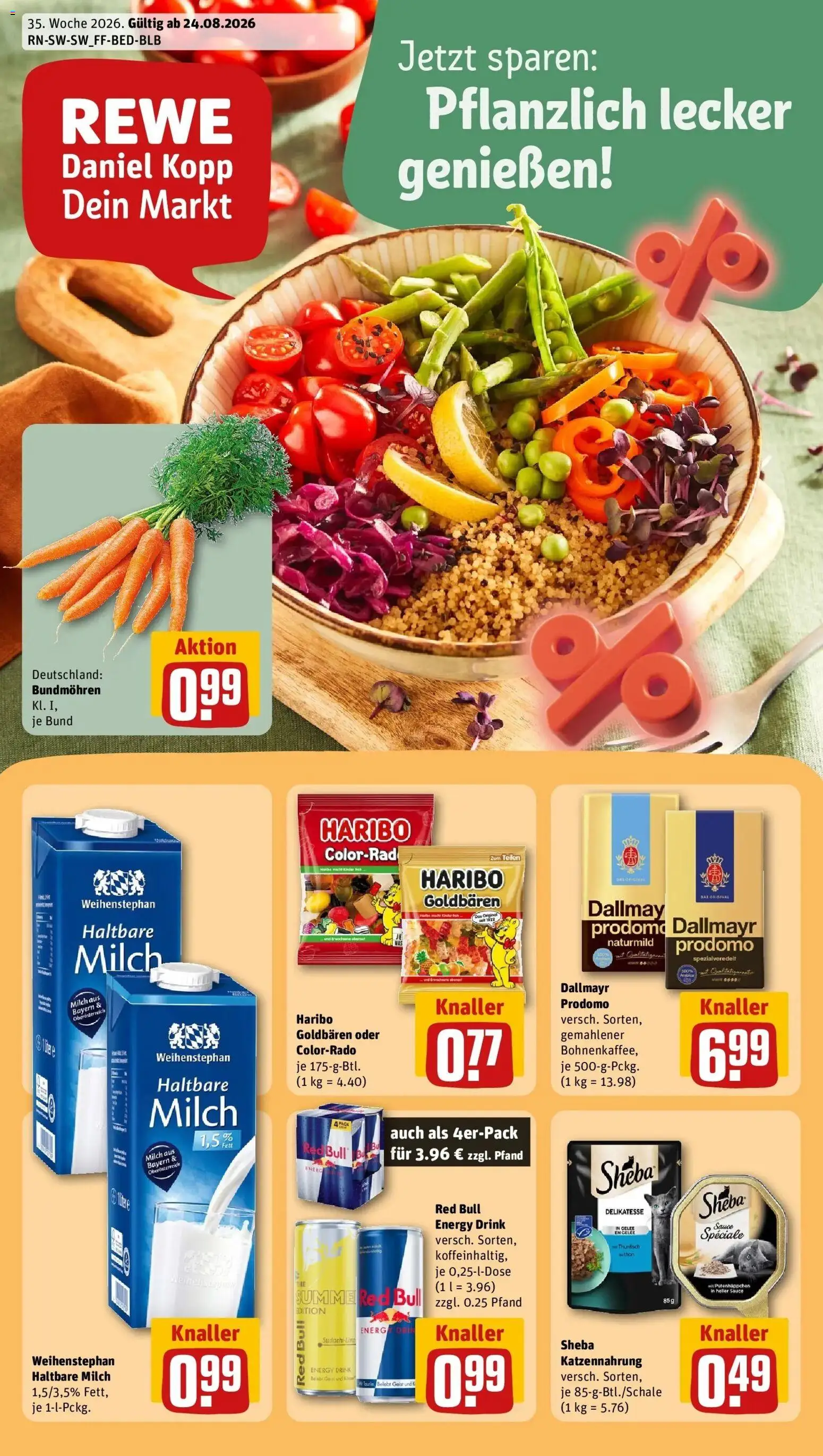 Vorschau von dem Prospekt des Geschäftes Rewe, gültig ab dem 24.08.2026