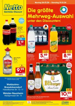 Vorschau von dem Prospekt des Geschäftes Netto Marken-Discount, gültig ab dem 26.10.2026