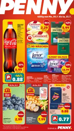 Vorschau von dem Prospekt des Geschäftes Penny, gültig ab dem 20.07.2026