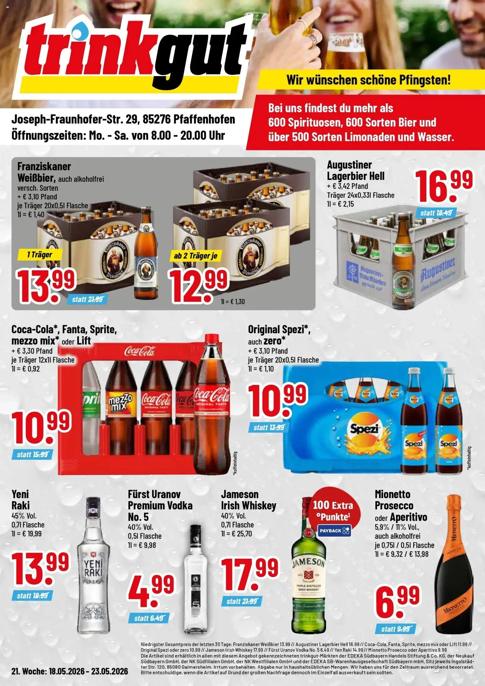 Vorschau von dem Prospekt des Geschäftes Trinkgut, gültig ab dem 17.05.2026
