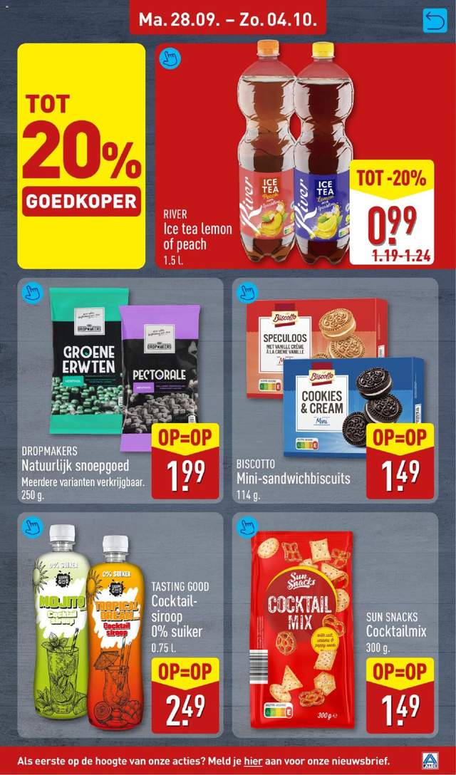 Nieuwe Aldi folder vanaf 28-09