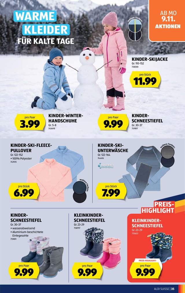 Neue Aldi Aktionen ab 05.11.