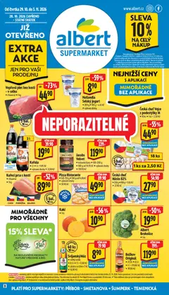 Náhled nabídky: Albert Albert leták - Supermarket Příbor, Šumperk platný od 28.10.2026