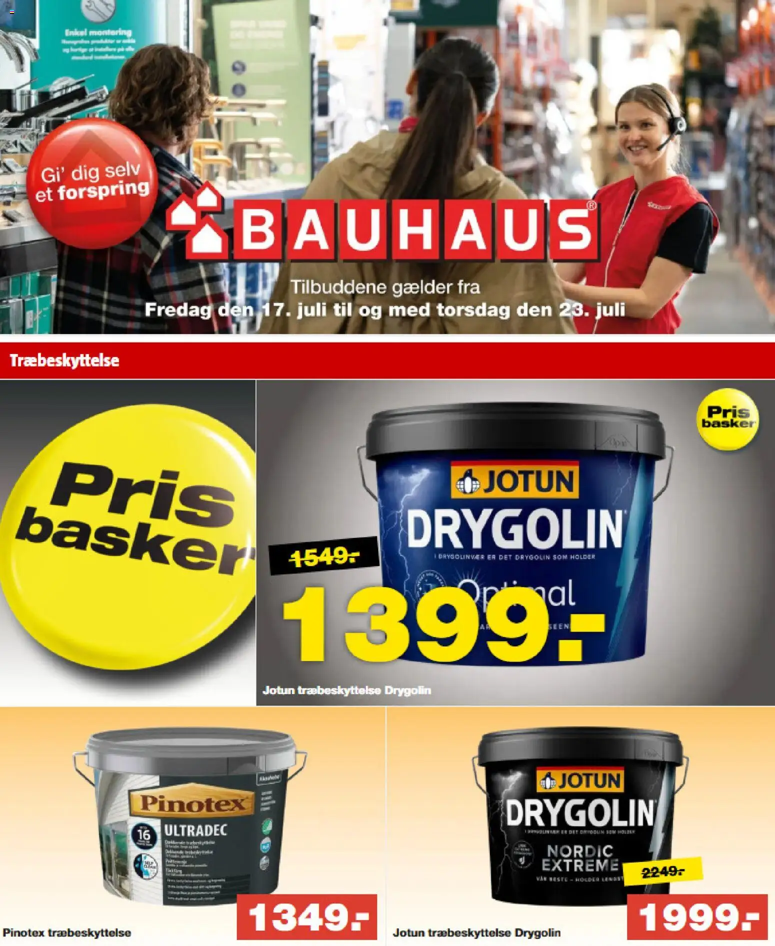 Eksempel på tilbudsavis Bauhaus - Tilbudsavis fra butik Bauhaus gyldig fra 17/07/2026 - Søm