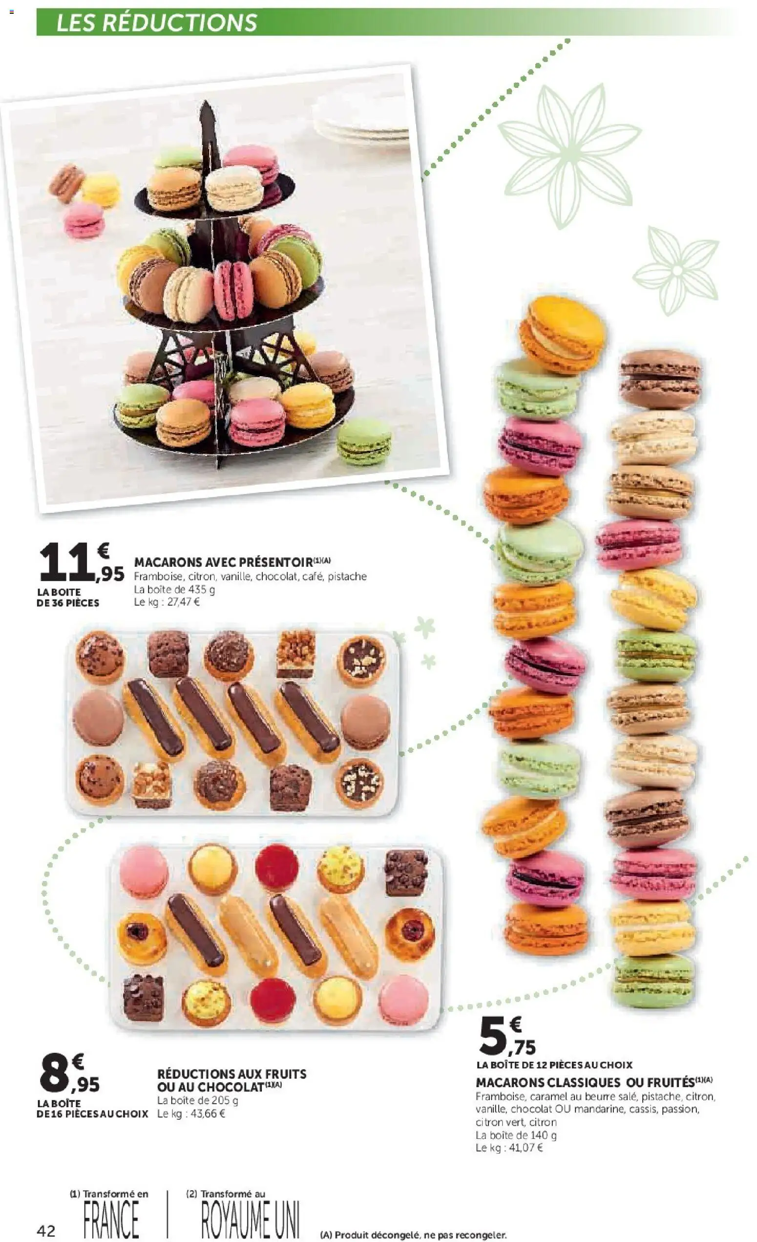 Prévisualisation de Super U - La carte Printemps Été du magasin Super U formulaire valide 03/03/2026 - Chocolat, Fruits, Macarons, Beurre, Citron, Caramel au beurre