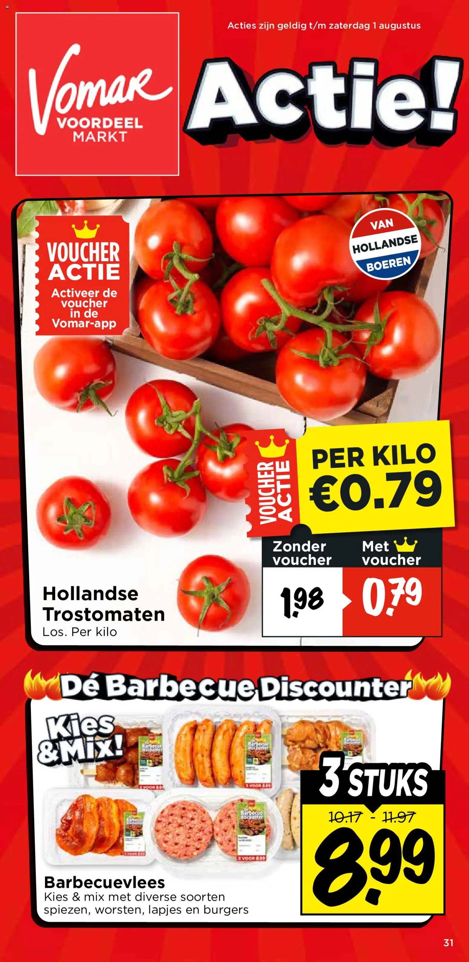Voorbeeld van Vomar folder - Weekend folder van winkel Vomar geldig vanaf 30-07-2026