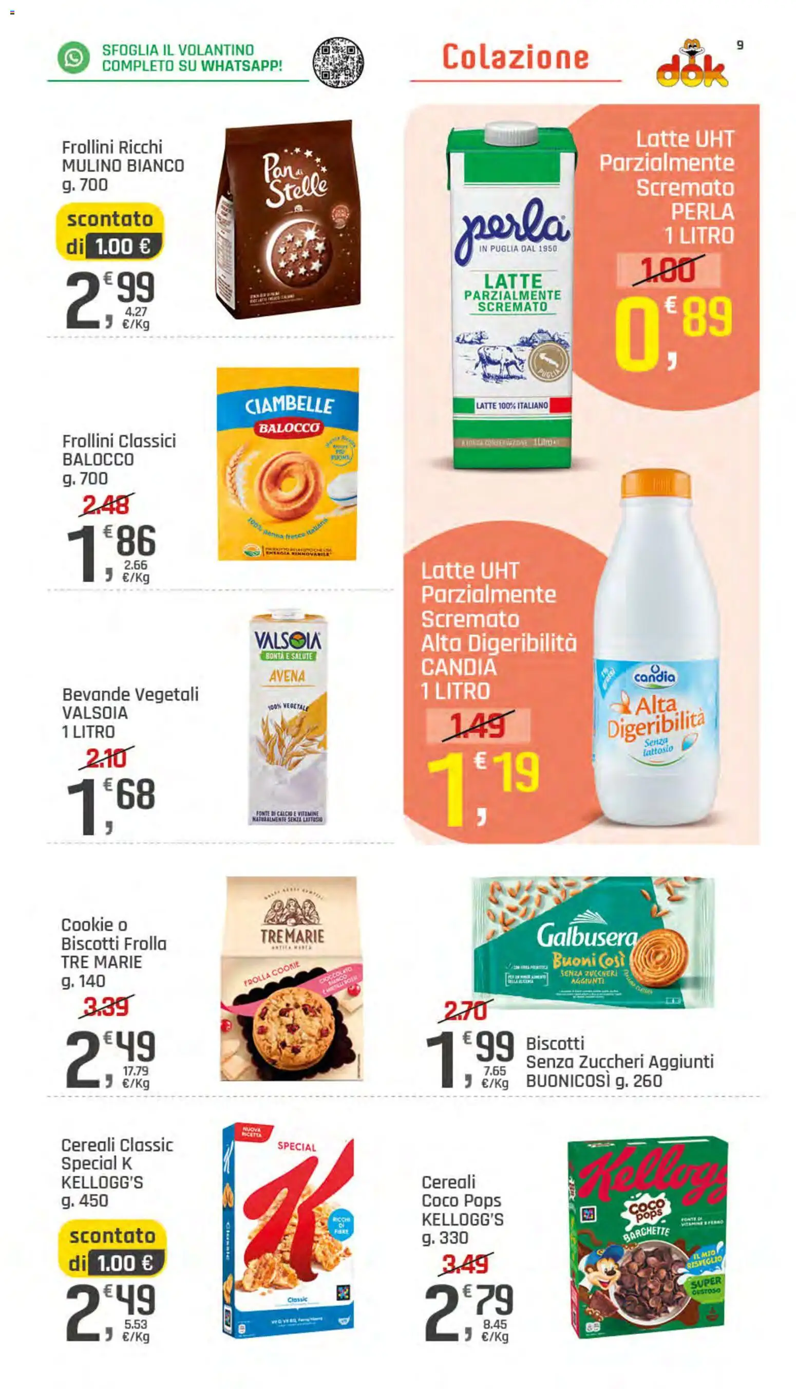 Anteprima dell'opuscolo DOK volantino dal negozio DOK valido da 22/10/2026 - Biscotti, Latte, Ciambelle, Cereali, Bevande, Frollini, Senza lattosio