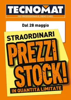 Anteprima dell'opuscolo Straordinari prezzi stock! dal negozio TECNOMAT valido da 27/05/2026