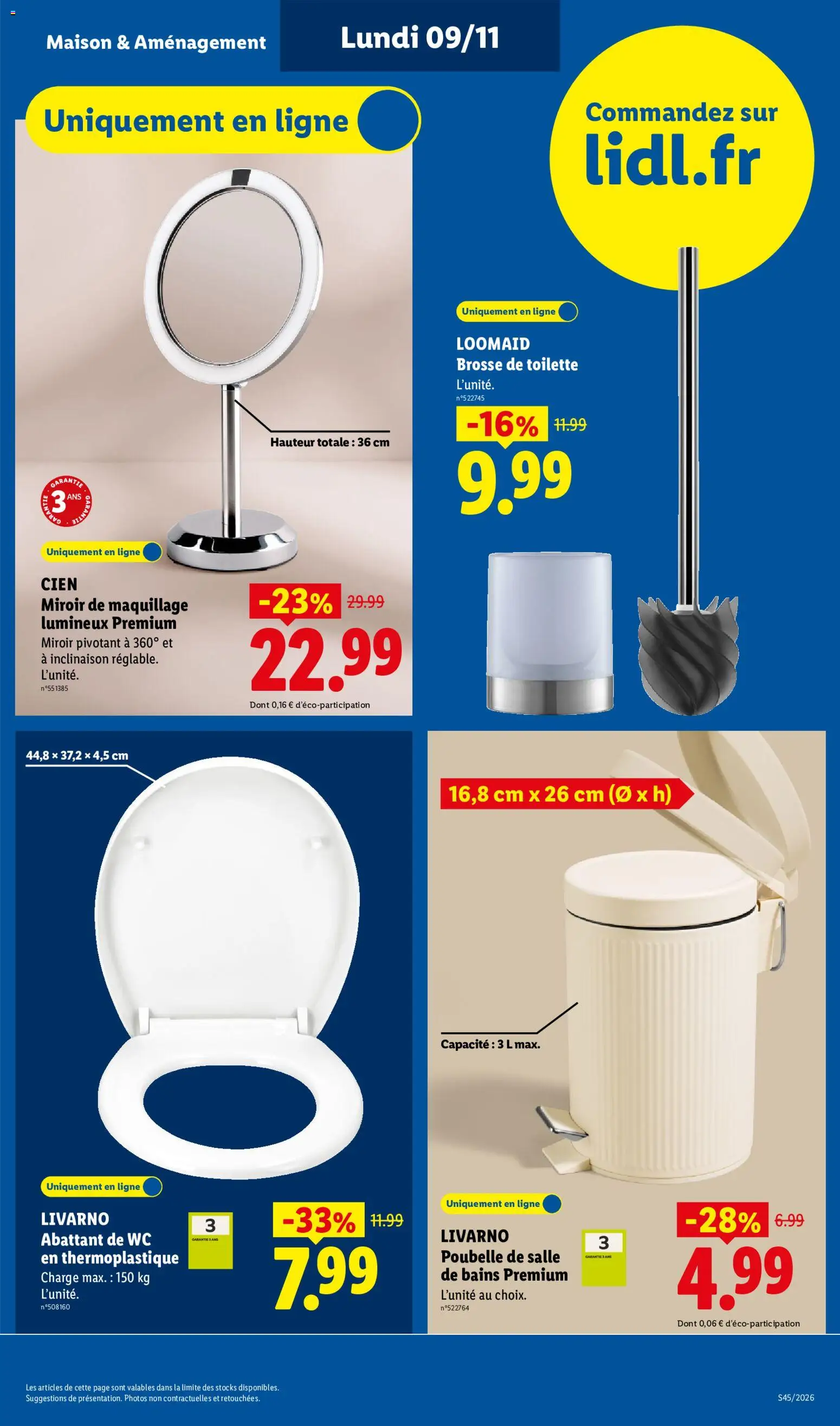 Prévisualisation de LIDL catalogue du magasin LIDL formulaire valide 05/11/2026