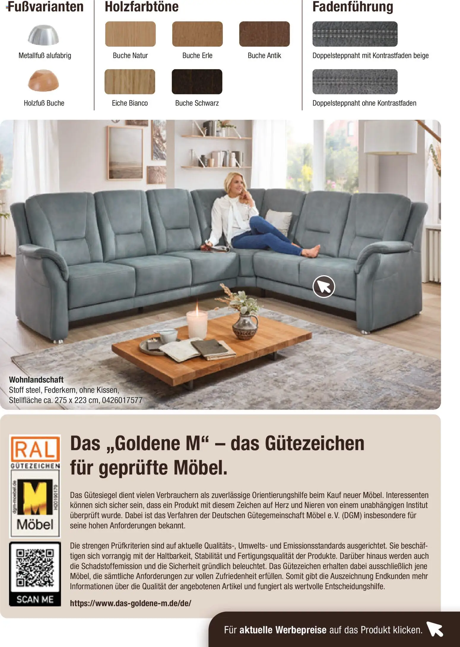 Vorschau von dem Prospekt des Geschäftes Roller, gültig ab dem 30.08.2026 - Wohnlandschaft