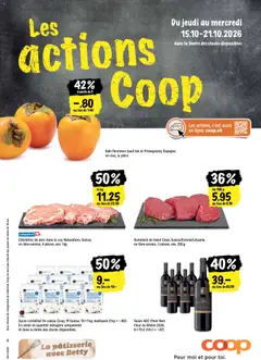 Vorschau des Merkblatts Coop aktionen FR vom Shop Coop gültig von 15.10.2026 bis 21.10.2026