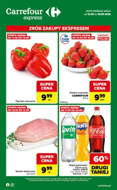 Pogląd gazetki "Carrefour gazetka - Express" ze sklepu Carrefour ważnej od 12.05.2026