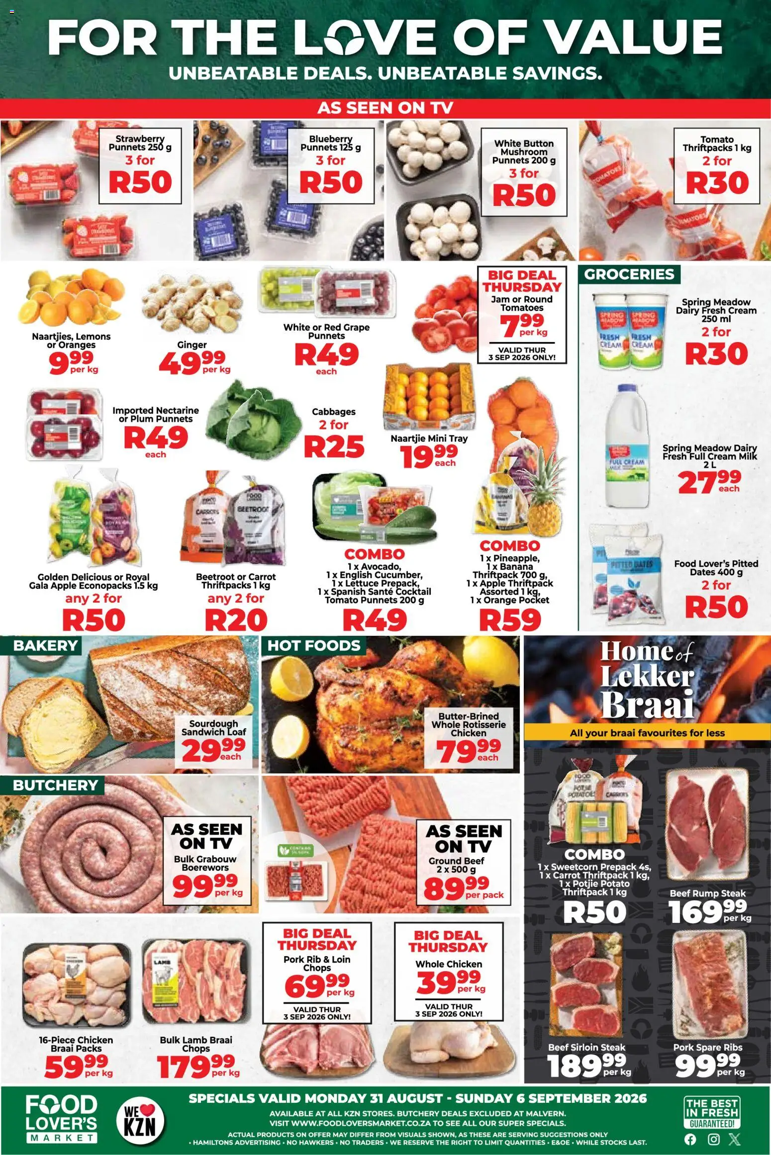Preview of Food Lover's Market flyer valid from 31/08/2026