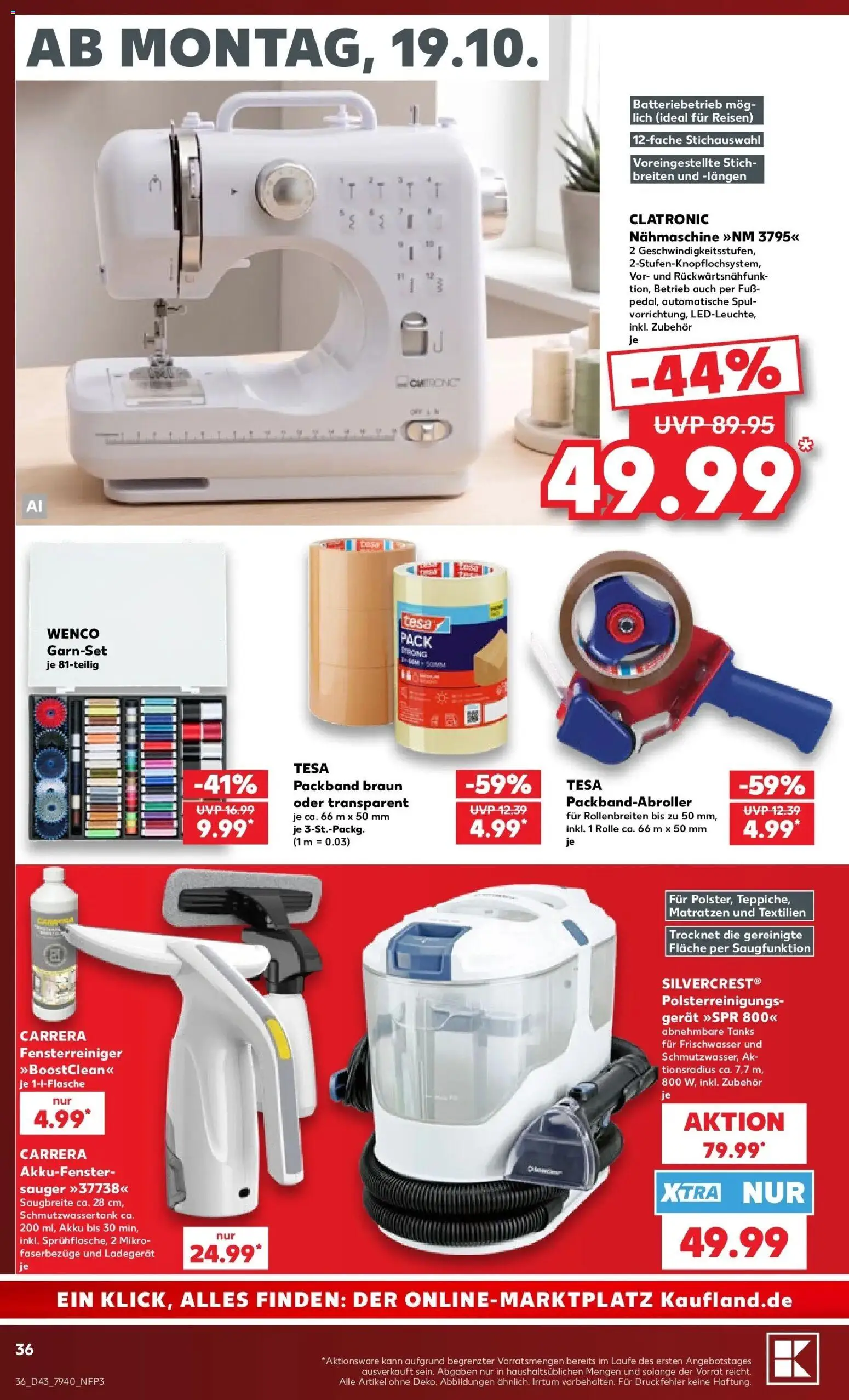 Vorschau von dem Prospekt des Geschäftes Kaufland, gültig ab dem 19.10.2026