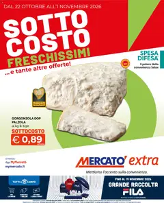 Anteprima dell'opuscolo Mercatò volantino Extra dal negozio Mercatò valido da 22/10/2026