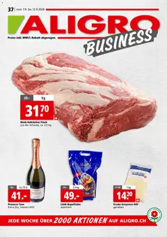 Vorschau des Merkblatts Aligro aktionen Business Chavannes, Matran, Genf, Sitten vom Shop Aligro gültig von 07.09.2026 bis 12.09.2026