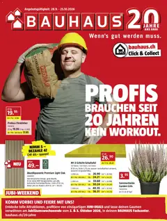 Vorschau des Merkblatts Bauhaus aktionen vom Shop Bauhaus gültig von 28.09.2026 bis 25.10.2026