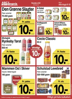 Eksempel på tilbudsavis Abc Lavpris - Tilbudsavis fra butik Abc Lavpris gyldig fra 19/08/2026