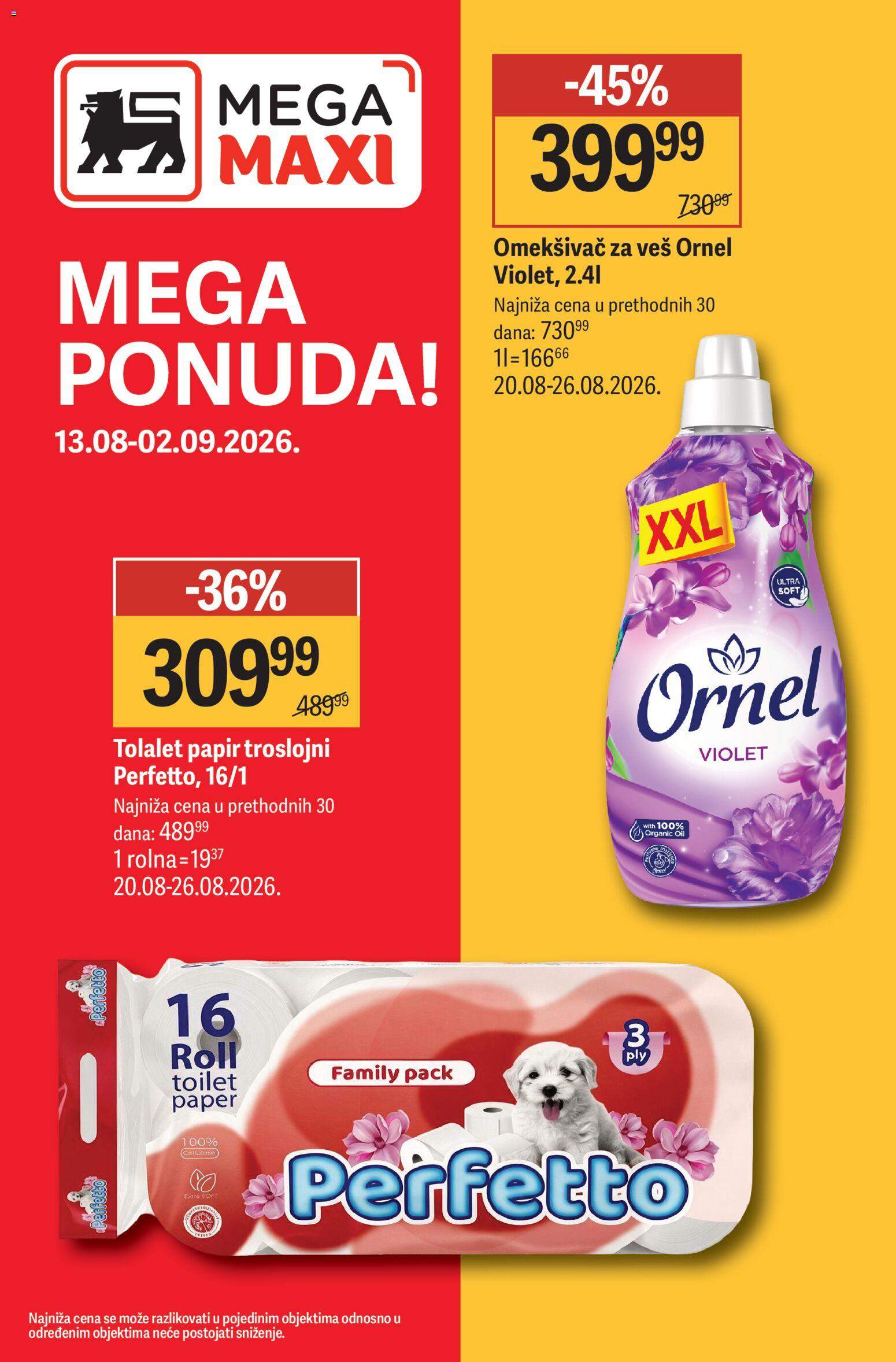 Novi Mega Maxi katalog od 13.08.