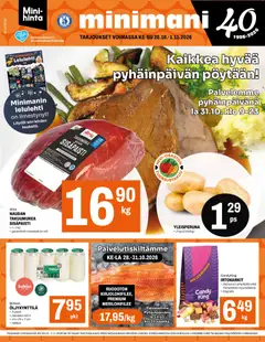 Kaupan Minimani Minimani tarjoukset esikatselu, voimassa 28/10/2026