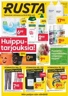 Kaupan Rusta Rusta tarjoukset esikatselu, voimassa 12/10/2026