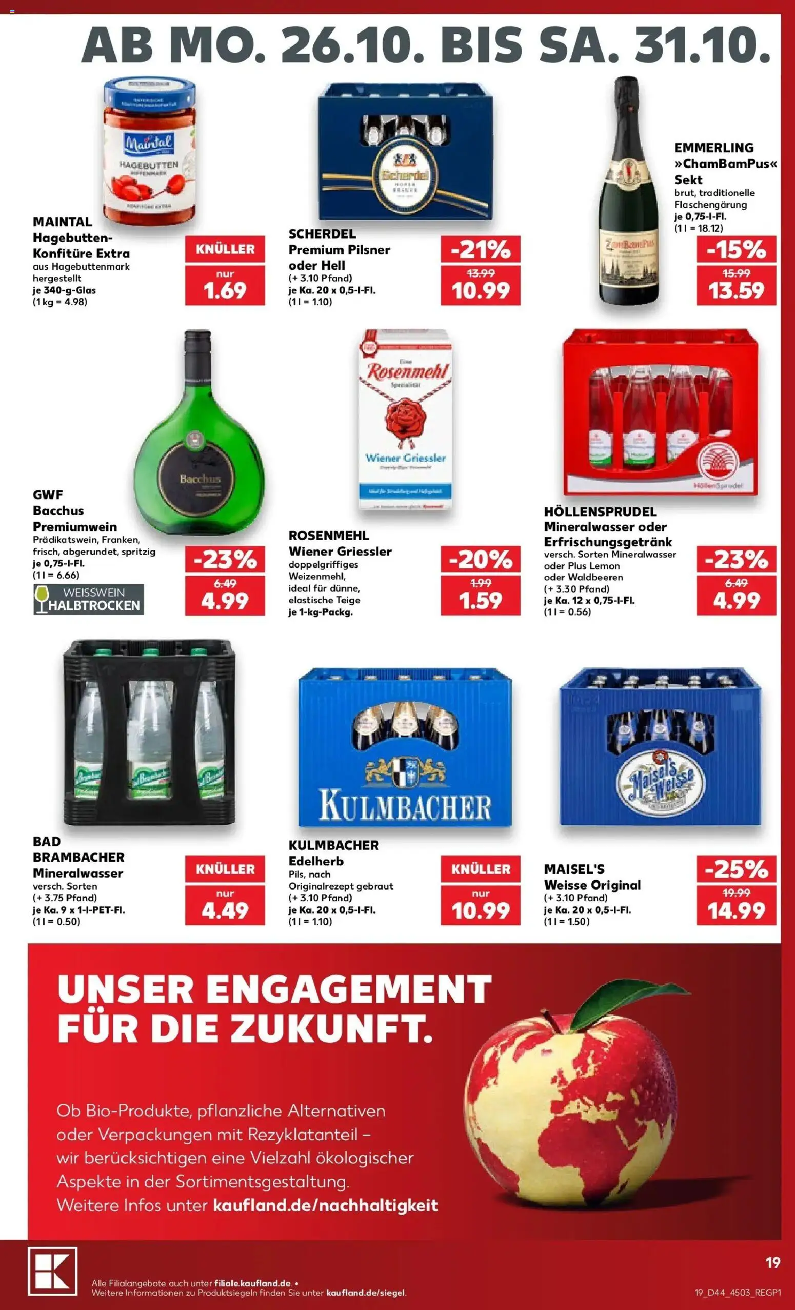 Vorschau von dem Prospekt des Geschäftes Kaufland, gültig ab dem 26.10.2026